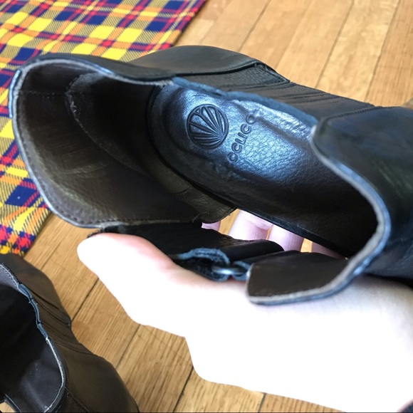 Coclico Zephira Black Cutout Heel Sandal Velcro - Picture 3 of 8